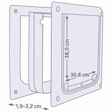 Trixie 2-weg hondenluik wit