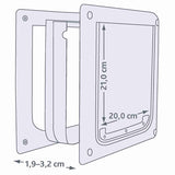 Trixie 2-way dog ​​flap white