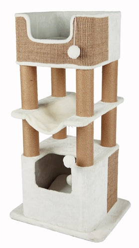 Trixie Scratch Post Lucano White Taupe