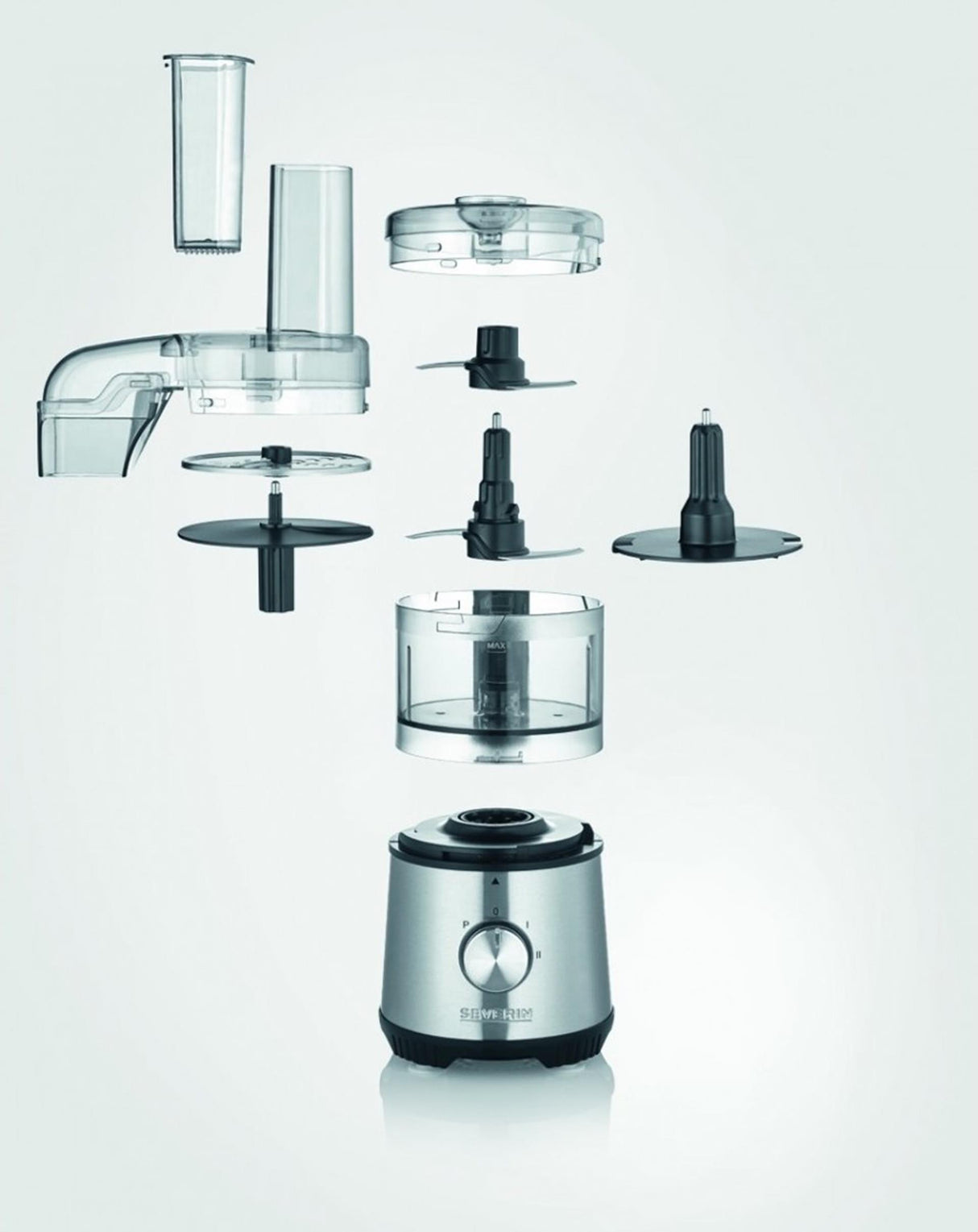 Severin electric chopper 0.5l 400w stainless steel
