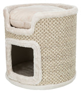 Trixie Krabton Ria scratching post light gray natural