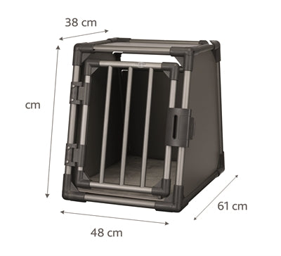 Trixie Transportbox Aluminium Grafit