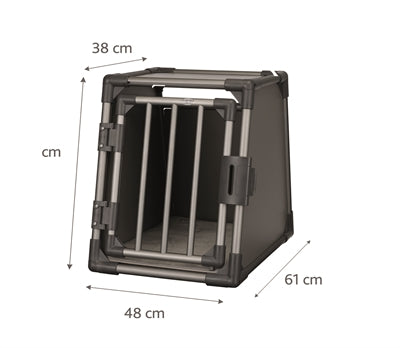 Trixie Transportbox Aluminium Graphite