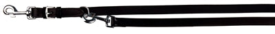 Trixie Dog Leash Police Line Active Leather Black