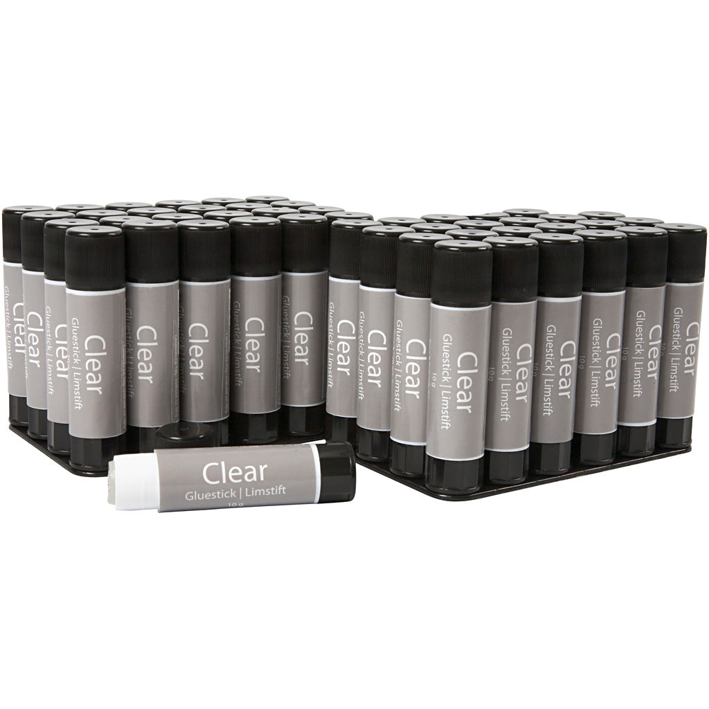 Creativ company https: www.cchobby.nl transparent-lim-stick-round-10-gr-48-piece-1-box