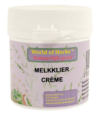 World of Herbs Fytoterapy Melk Gland Creme