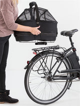 Trixie Bicycle Basket Carrier Wide Black