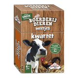 Identitéitsspacke Farm Déieren Fakten Quartett