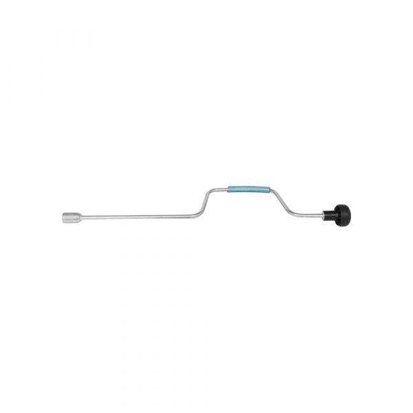 Crank for turning support