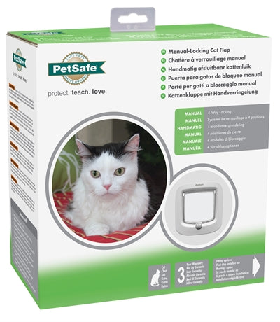 Petsafe cat flap up to 7 kg manually white