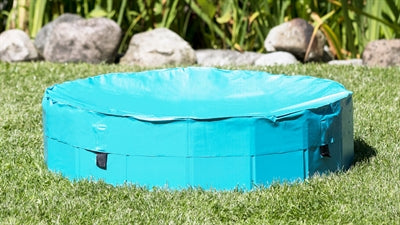 Tapa de trixie para piscina para perros azul claro