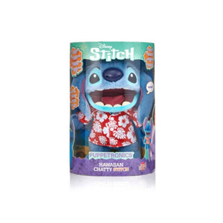 Disney stitch havaiano chatty stitch brinquedo fofinho 30 cm + som