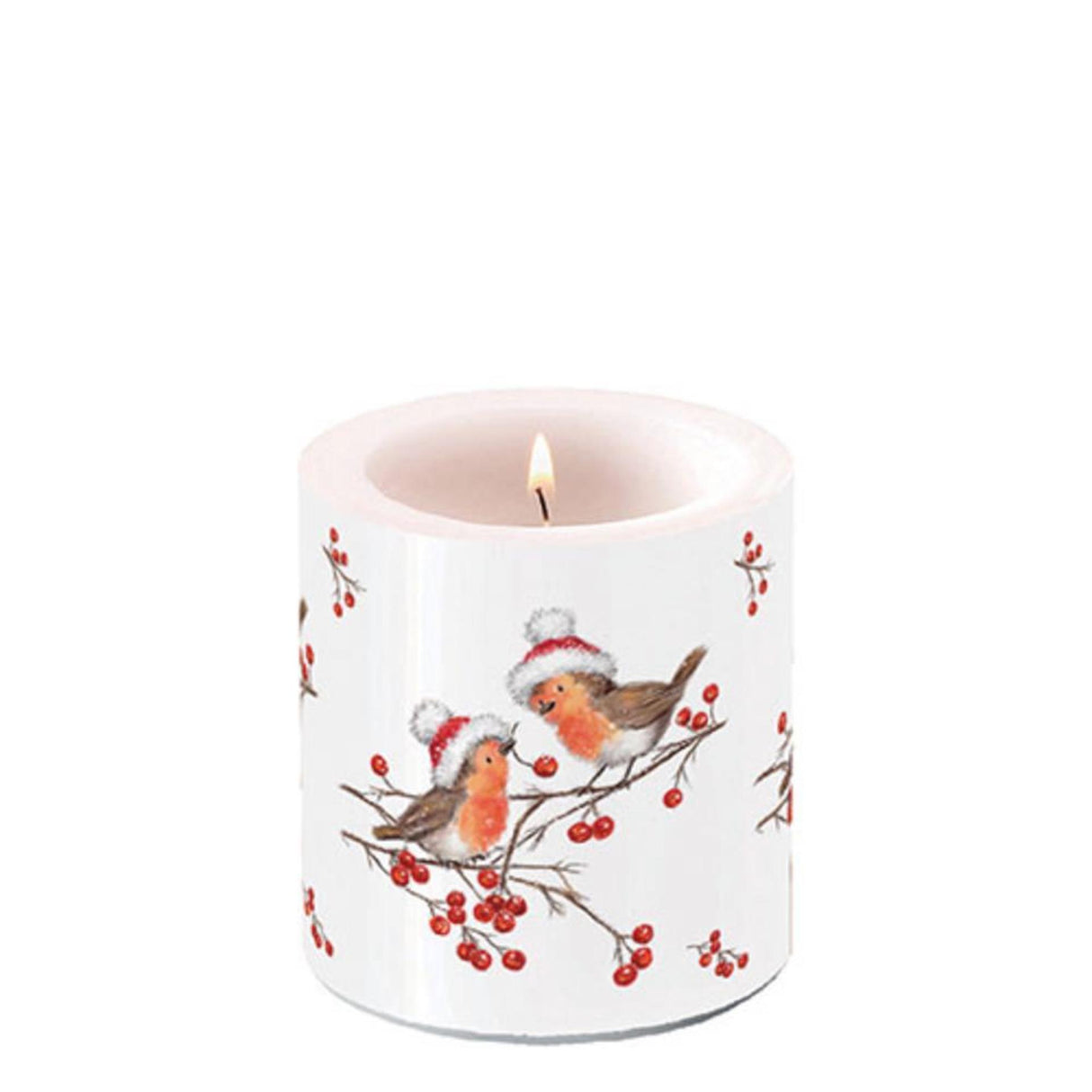 Ambiente sveče majhne božične robins