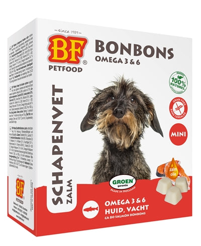 Biofood oveja veterinaria mini bonbons salmón