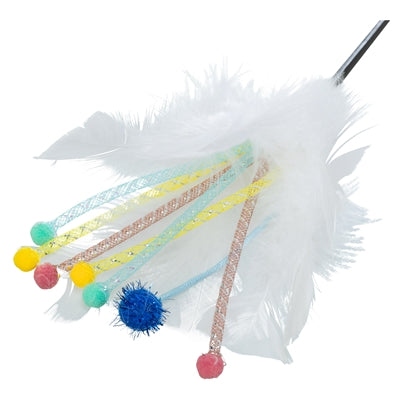 Trixie Kats Speelstok med Feather Assorti