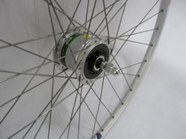 Rueda delantera 28 (622) ZAC19 Nafdynamo 6V-3W RollerBrake Zilv