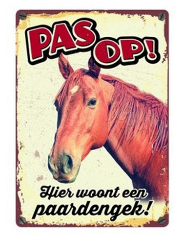 Viel Geschenke Wakkordstop Blik Horse