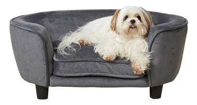 Enchanted Pet Enchanted Dog Basket Sofa Coco Dark Grey