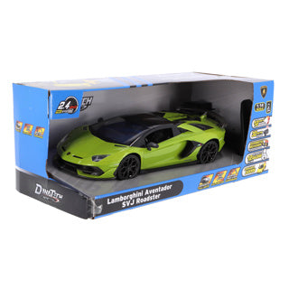 Samochód sterowany radiem Dynatech Lamborghini 1:14 2.4G Aventador neonowo zielony
