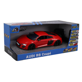 Kool Speed radiostyrt bil Audi 1:14 2,4G R8 coupe rød