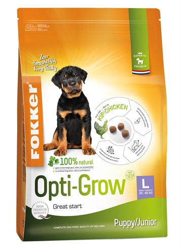 Fokker Opti-Grow Welpe Junior Large