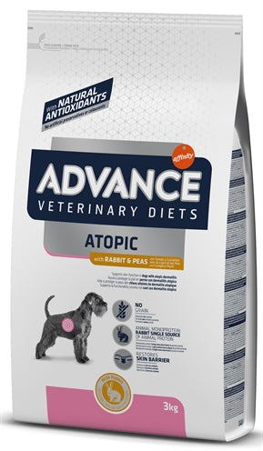 Advance Vétérinaire Dog Chien atopique Derma sans grain de peau sensible à la peau