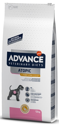 Advance Vétérinaire Dog Chien atopique Derma sans grain de peau sensible à la peau