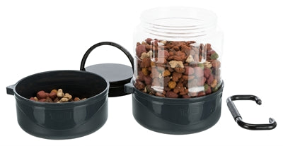 Trixie Reisset Food Bowl Beber Bin Dark Grey