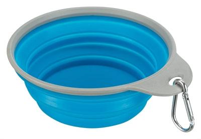 Trixie Food Bowl Beber Bin Travel Sturdy Rand Silicone Surorti