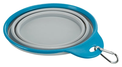 Trixie Food Bowl Beber Bin Travel Sturdy Rand Silicone Surorti