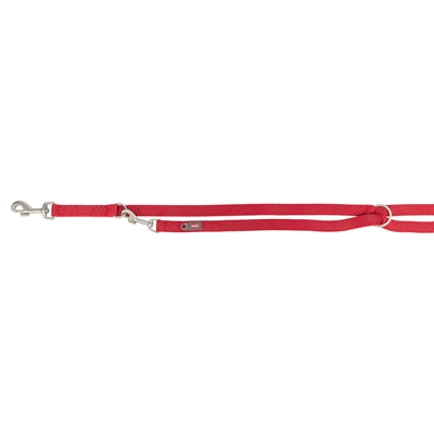 Trixie Premium Double-Stitched Adjustable Dog Leash Red