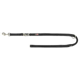 Trixie Dog Leash Premium Double-Stitched Adjustable Black