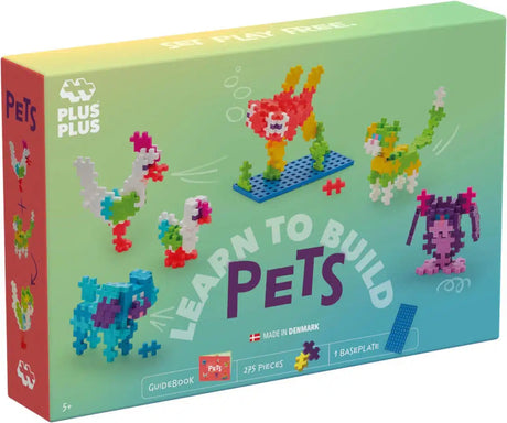 Plus-plus learn to build animals 275-piece construction set - 3962 - construction toys - construction toys - set with building blocks - from 5 years