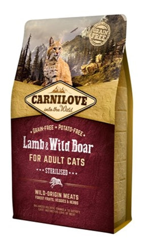 Carnilove Lamb Wild Boar Sterilized