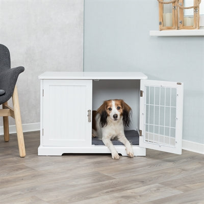 Trixie bench home kennel dog cat white