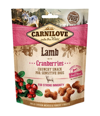 Carnilove crunchy mellanmål lam tranbär