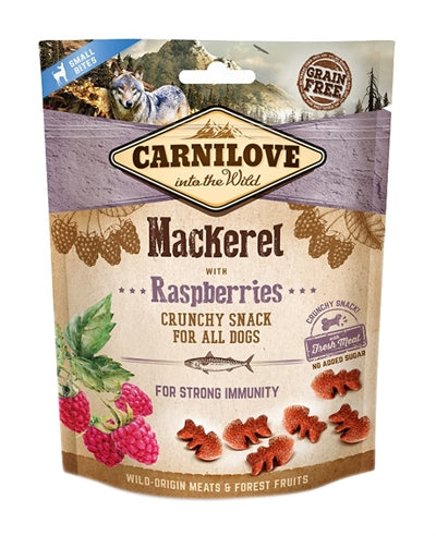 Carnilove Crunchy Snack Makrele Himbeere