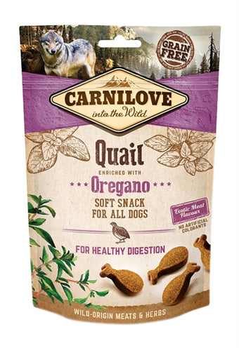 Carnilove Soft Snack Kwartel Oregano