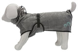 Trixie Bathrobe Dog Terry Cloth Grey