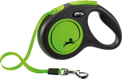 Flexi Rollijn New Neon Tape Black Green