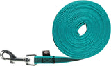 Trixie dog leash towel with rubber turquoise