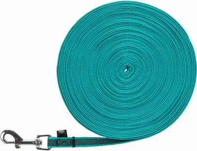 Trixie dog leash towel with rubber turquoise