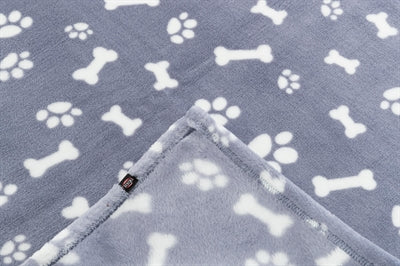 Trixie hundedekken kenny fleece benpoter blå