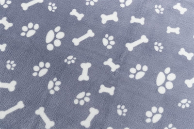 Trixie hundedekken kenny fleece benpoter blå