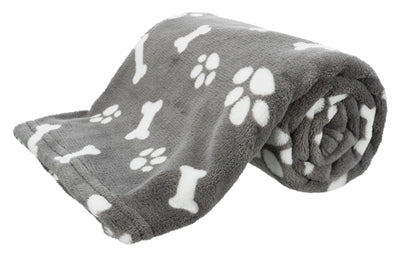 Trixie Dog Couverture Kenny Fleece Bone James Gray