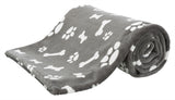 Trixie Dog Couverture Kenny Fleece Bone James Gray