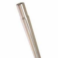 Kalloy Zadelpen vast kaars 27.2 x 350 mm aluminium zilver