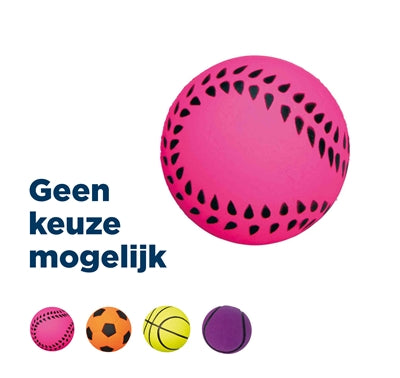 Trixie ball neon floating foam rubber assorted