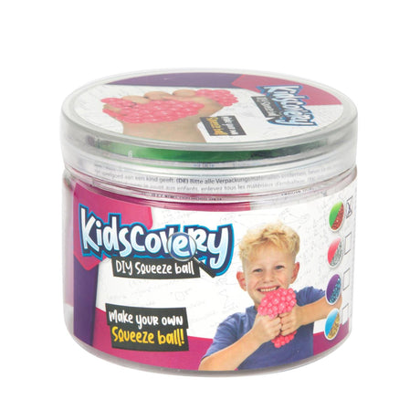 Bréagáin-bréagáin kidscovery a dhéanamh liathróid squeeze i líon 4 éagsúla