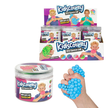 Bréagáin-bréagáin kidscovery a dhéanamh liathróid squeeze i líon 4 éagsúla